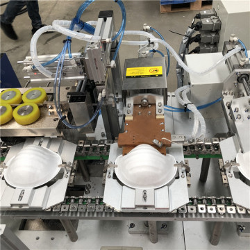 Máquina de fabricação de forma de copo de loop de cabeça automática