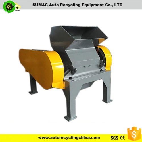 Rubber crusher machinery for used tire recycling line