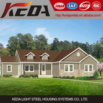 Luxury modular light steel villa with beautiful decoration for holiday