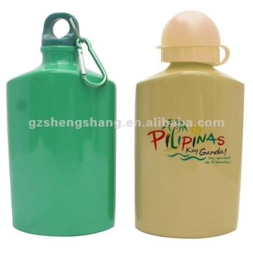 Customized logo carabiner decorated Aluminum water bottles/sport bottles