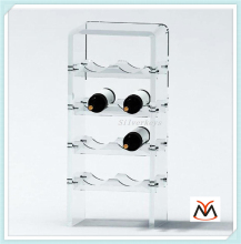 Modern Acrylic Wine Holder,Clear Acrylic Wine Holder,Plexiglas Holder