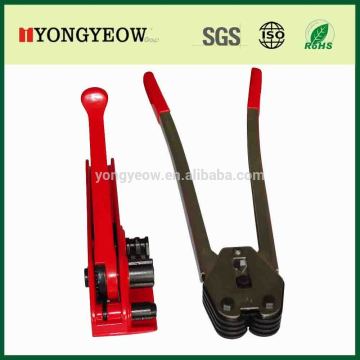 Manual poly strapping tool set PET strapping sealer tensioner