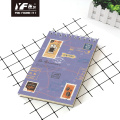 Flower story style cute metal cover notebook