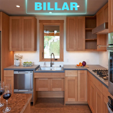 China professiona prefab kitchen cabinets solid wood