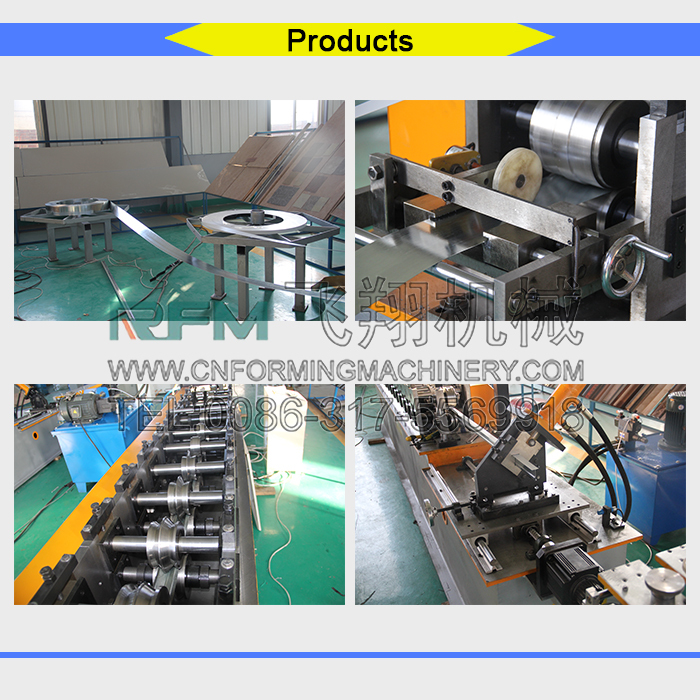 Stud and track roll forming machine high speed metal stud and track rolling machine