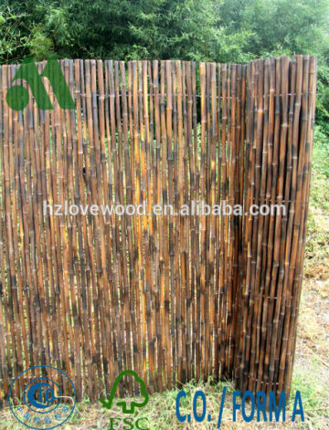 Chocolate Bamboo Roll Screen, Bamboo Fence, Bamboo Panels