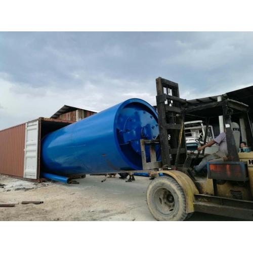 waste plastics recycle to energy pyrolysis machine