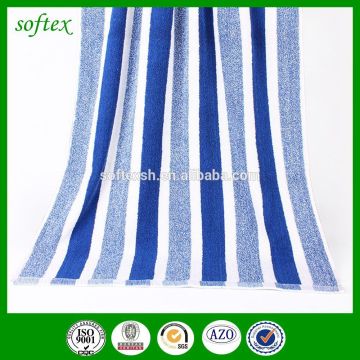 large custom cotton strip towel beach luxury towel