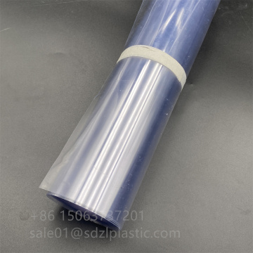 Folha de PVC termoformada para embalagem farmacêutica transparente