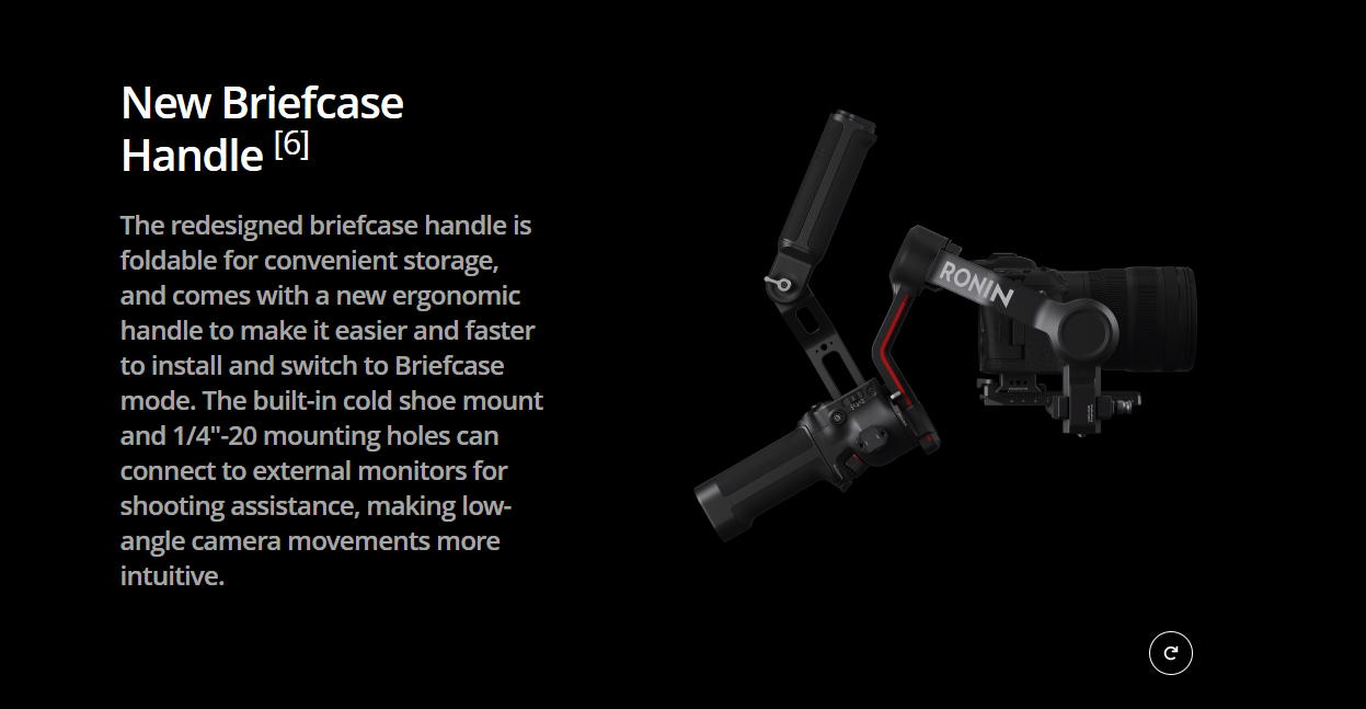 The new 2022 DJI RS 3 Handheld stabilizer 3kg heavy 1.8-inch touch color screen for 12 hours of battery life DJI RS 3