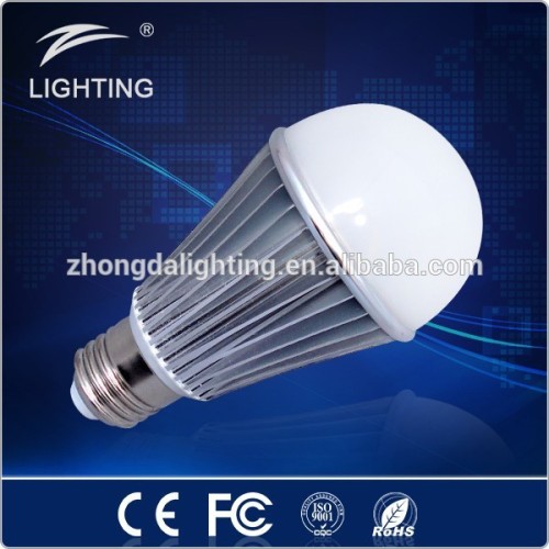 9w e27 white led bulb light