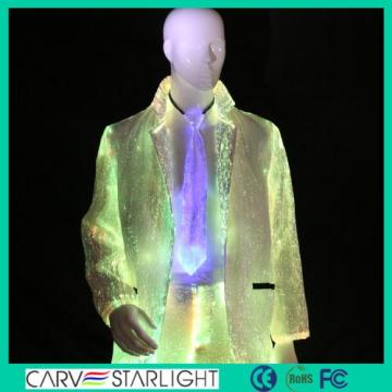 The light up optic fiber luminous illuminated glowing LED clothing suit