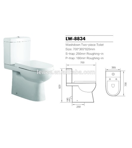 ceramic washdown washdown wc pan bathroom using