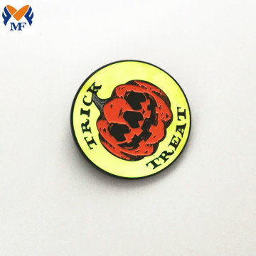 โลหะสังกะสีอัลลอยด์ Custom Enamel Pin Glow