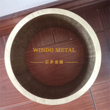 Ship propeller shaft large brass sleeves