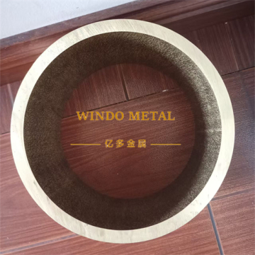 Ship propeller shaft large brass sleeves