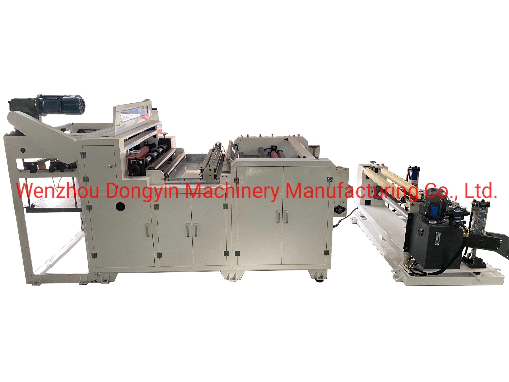 Automatic Paper Roll to Sheet Sheeting Machine with Small Size Stacking Unit