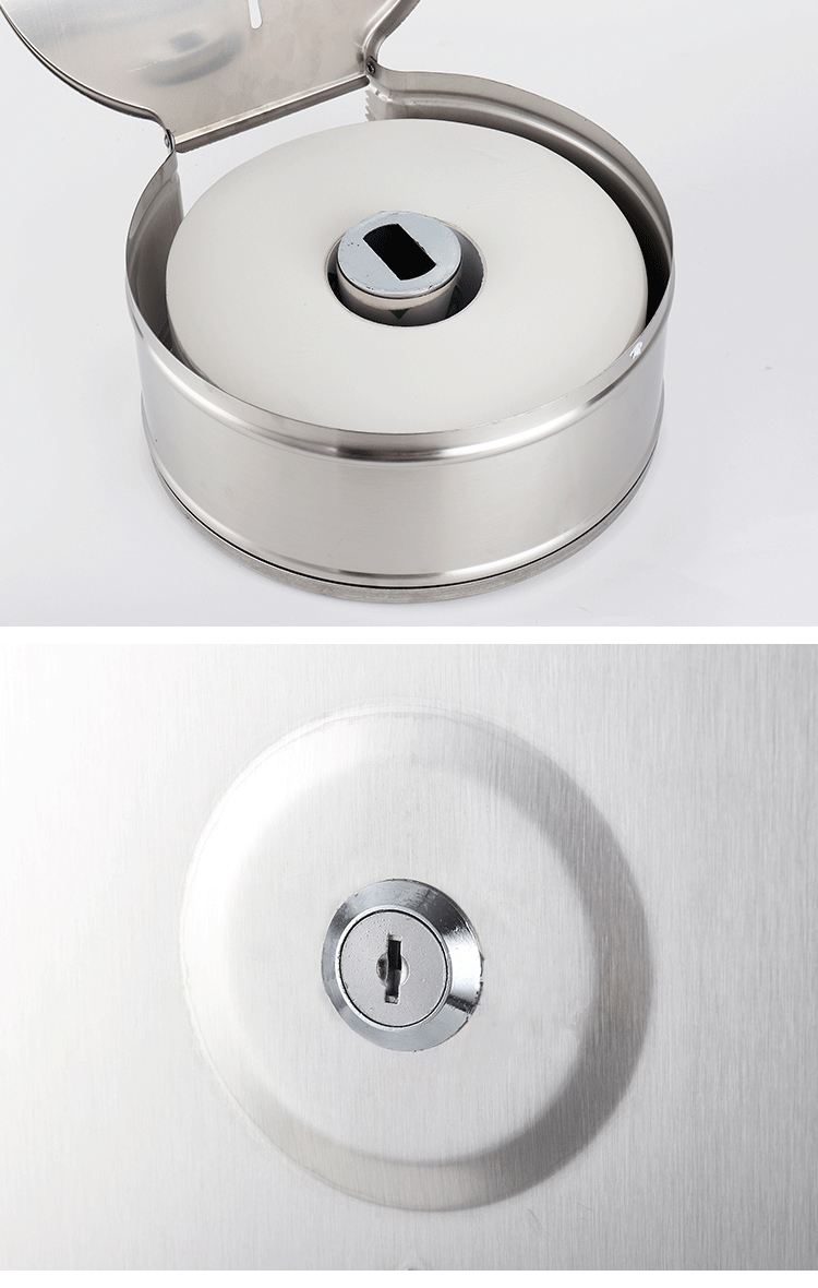 ITAX Stainless Steel Toilet Paper Jumbo Roll paper Towel Holder paper Dispenser for toilet of hotel hospital school