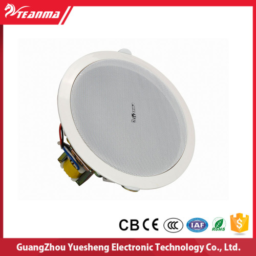 China Manufacturer supplied directly 6W in ceiling speakers pa