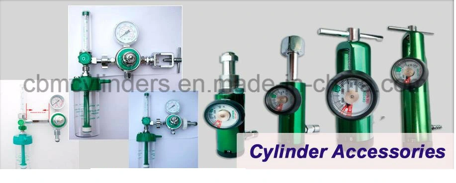 DIN Oxygen Flowmeters with 400ml Humidifiers