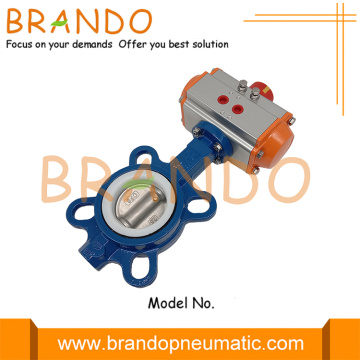 DN65 чугун AT063D Пневматический привод клапан бабочки