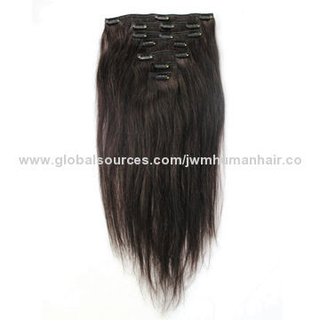 Clip-in Hair Extensions, Weight and Clips Can be Customized