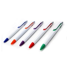 Custom Logo KM Sublimation Pens for 4 Color Printing - Durable Plastic Pens with White Blue Ink