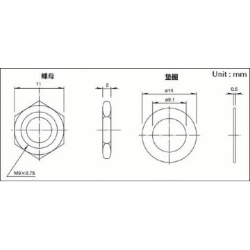 Potentiometer artikulasi aci logam jenis 9