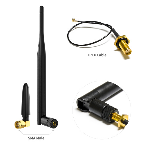 Dual WiFi Antenna with RP-SMA Male