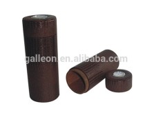 Leather cigar travel Cigar Case with built-in hygrometer cigar jar