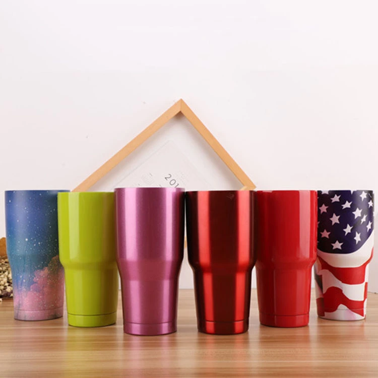 Wholesale Powder Coated Vacuum Tumbler Coffee Cups 30oz Insulated Stainless Steel Tumbler for Beer Hot Sale Products