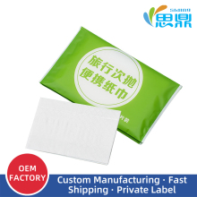 Custom Wallet Tissue for Hotel Promotion