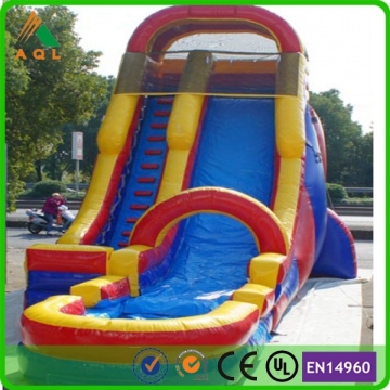 children inflatable pool with slide/ inflatable water slide with pool/ inflatable slide with pool