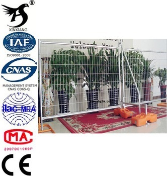 China Supplier High Quality Wholesale Concrete Temporary Fence Footing