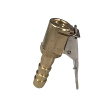 Portable Brass Tire Air Chuck with Clip Adapter for Car Air Compressor
