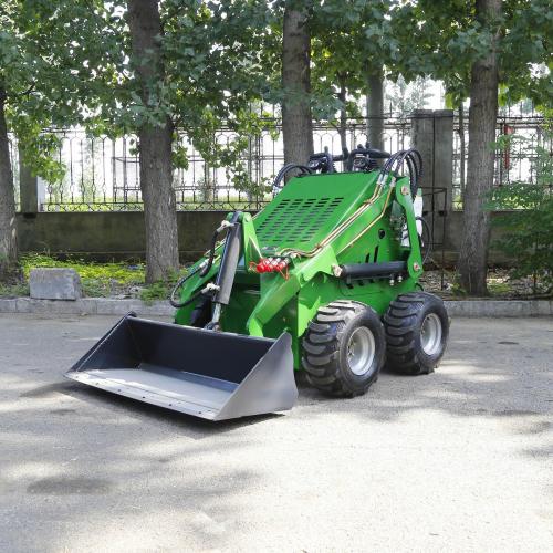 รถตักไส้ Steer Skid Steer คุณภาพสูงขนาดกะทัดรัดขนาดกะทัดรัด