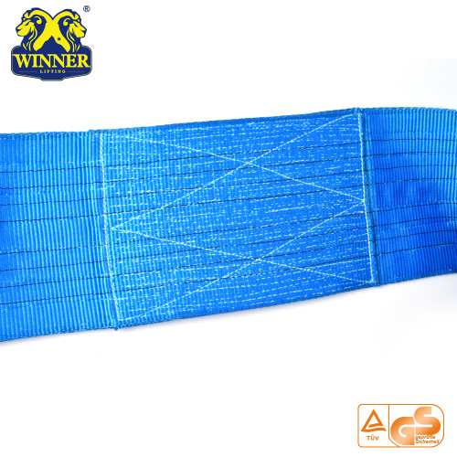 Partihandel Webbing Sling Belt 1 / 1.5 / 2 / 2.5 / 3 Inch Polyester Webbing Slings