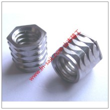 Twist-Resistant Press-Fit Inserts for Plastics