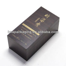 Luxury rectagle custom wooden wine package box