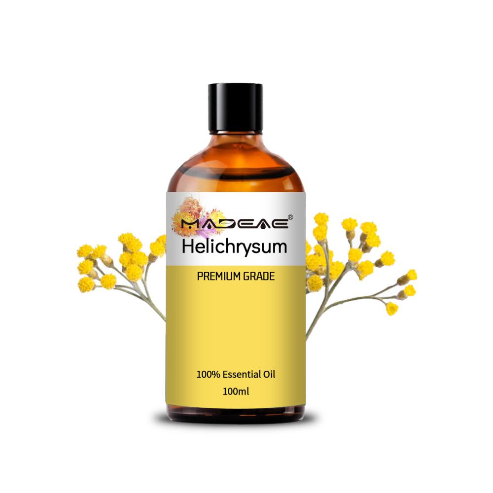 Penjualan Panas 100% Minyak Helichrysum Organik Purni Minyak Helichrysum Minyak Helichrysum