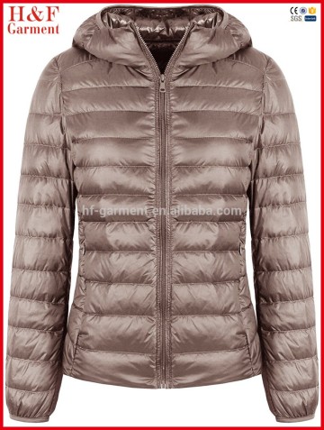 2015 newest women winter down jacket with hood