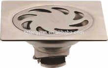 Holes Design Bathroom Silver Tone Floor Drain Leakage Grate