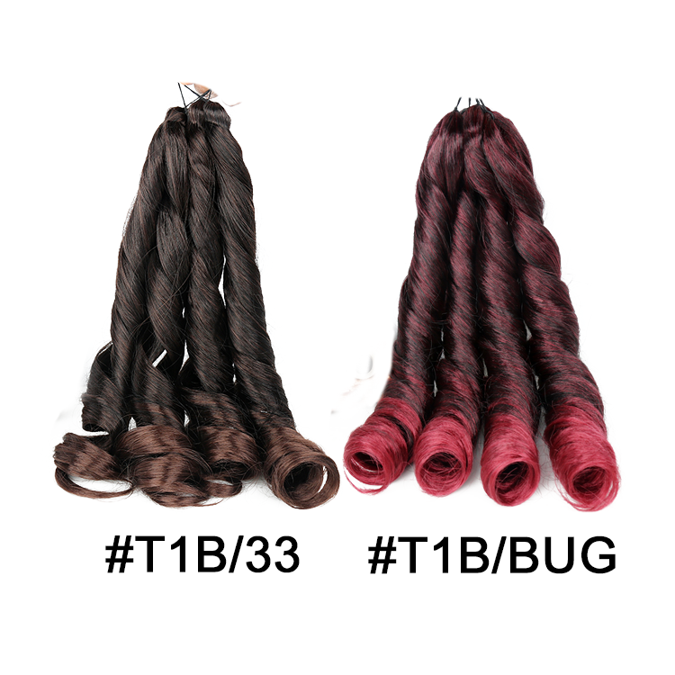 Julianna Pony Style  80G 100G Braids For African Hair 24 Inch Spanish Wavy Braiding Hair Spiral Curly Hair Braid