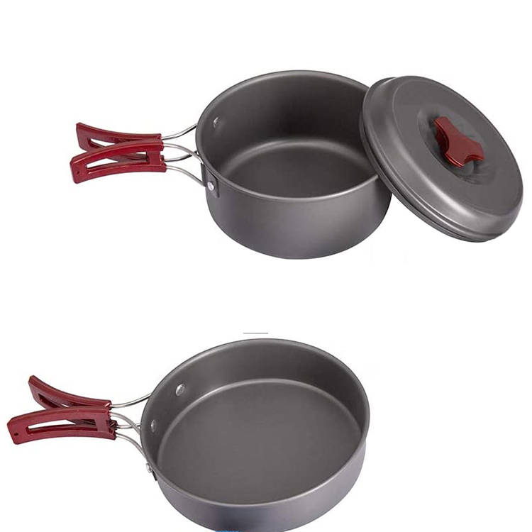 Hiking & Outdoors Pan-Frying Nonstick Camping Frying Pan with Folding Handle, Portable Pan for Camping and Picnic