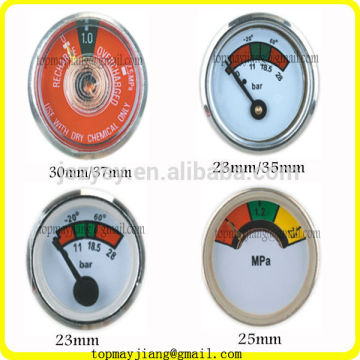 pressure gauge for fire extinguisher