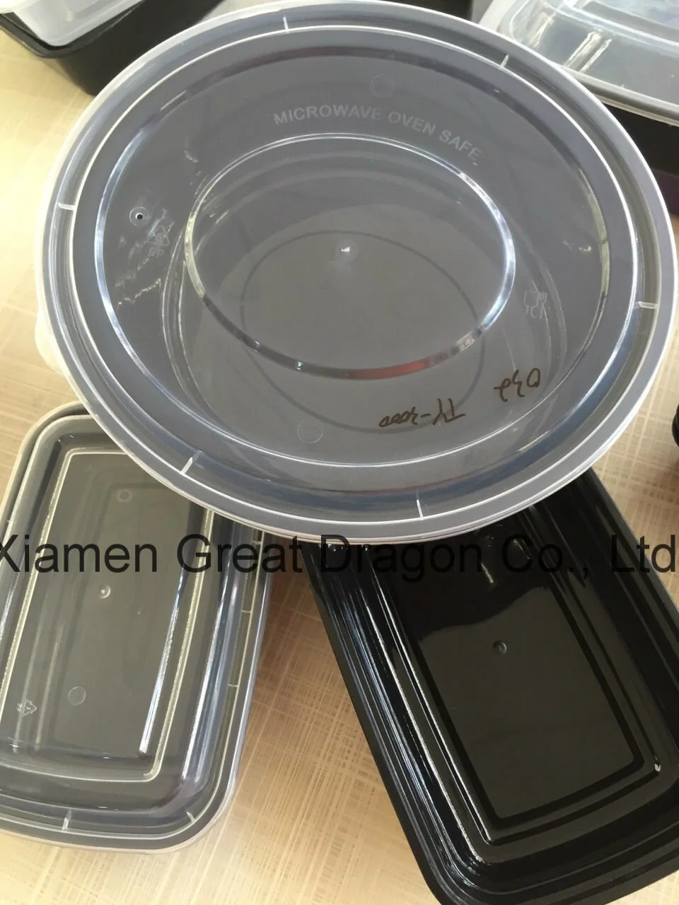 Plastic Microwave Rectangle Container (Lunch Box) (LB12010)