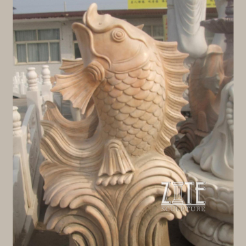 Garden Decorative Stone Fish Statue