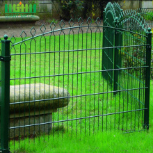 Protection PVC Coated Metal Prestige Double Wire Fence