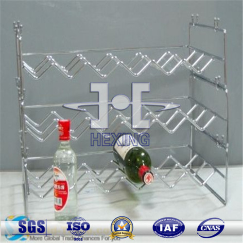 desktop metal wire wine rack