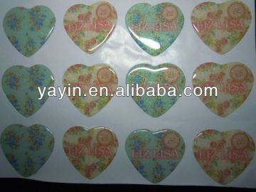 epoxy self-adhesive resin sticker